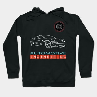 Automotive engineering car engineer text and image Hoodie